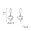Jewelry Imitation Pearl Geometric Insects Peach Heart Electroplated Pendant Ear Buckle For Women