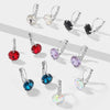 Jewelry Imitation Pearl Geometric Insects Peach Heart Electroplated Pendant Ear Buckle For Women