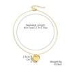 Jewelry Imitation Pearl Heart Pattern Electroplating Valentine's Day Earrings And Necklace
