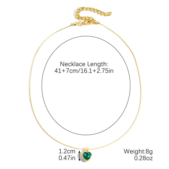 Jewelry Imitation Pearl Heart Pattern Electroplating Valentine's Day Earrings And Necklace