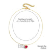 Jewelry Imitation Pearl Heart Pattern Electroplating Valentine's Day Earrings And Necklace