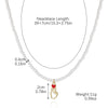 Jewelry Imitation Pearl Heart Pattern Electroplating Valentine's Day Earrings And Necklace