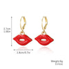 Jewelry Imitation Pearl Heart Pattern Electroplating Valentine's Day Earrings And Necklace