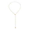 Jewelry Imitation Pearl Metal Star Geometric Electroplated Ochain Necklace For Women