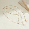 Jewelry Imitation Pearl Metal Star Geometric Electroplated Ochain Necklace For Women