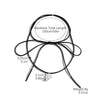 Jewelry Imitation Pearl Organic Glass Heart Bow Style Clavicle Chain Women's Necklace