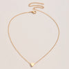 Jewelry Ins Cold Style Simple Allmatch Necklace Copper Peach Heart Simple Clavicle Necklace
