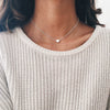 Jewelry Ins Cold Style Simple Allmatch Necklace Copper Peach Heart Simple Clavicle Necklace