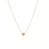 Jewelry Ins Cold Style Simple Allmatch Necklace Copper Peach Heart Simple Clavicle Necklace