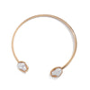 Jewelry Iron Alloy Imitation Pearl Geometric U Shape Baroque Style Collar Jewelry For Women