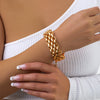 Jewelry Iron Alloy Wave Pattern Electroplating Simple Style Women's Necklace