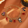 Jewelry Iron Chain Alloy Geometric Ghost Skull Pumpkin Electroplated Women's Necklace