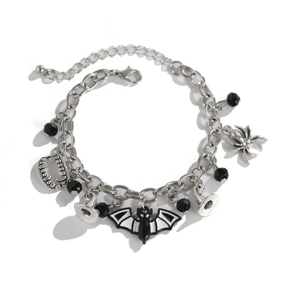 Jewelry Iron Chain Alloy Geometric Ghost Skull Pumpkin Electroplated Women's Necklace