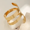 Jewelry Iron Geometric Punk Style Spiral Open Bracelet Electroplated