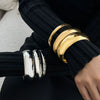 Jewelry Iron Geometric Ring Bracelet Electroplating Design