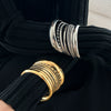 Jewelry Iron Geometric Ring Bracelet Electroplating Design