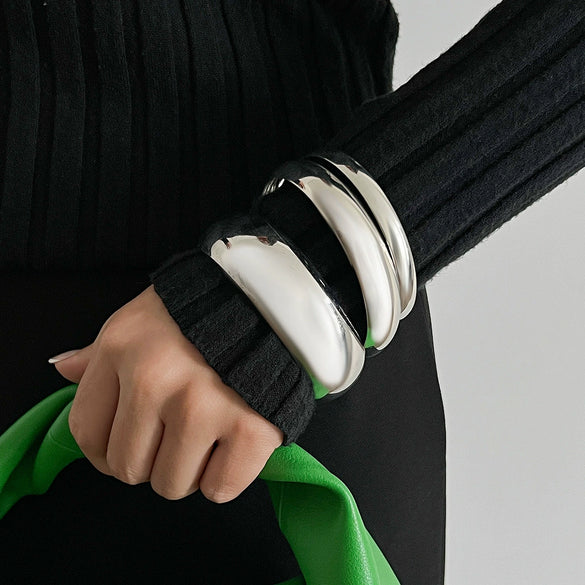 Jewelry Iron Geometric Ring Bracelet Electroplating Design