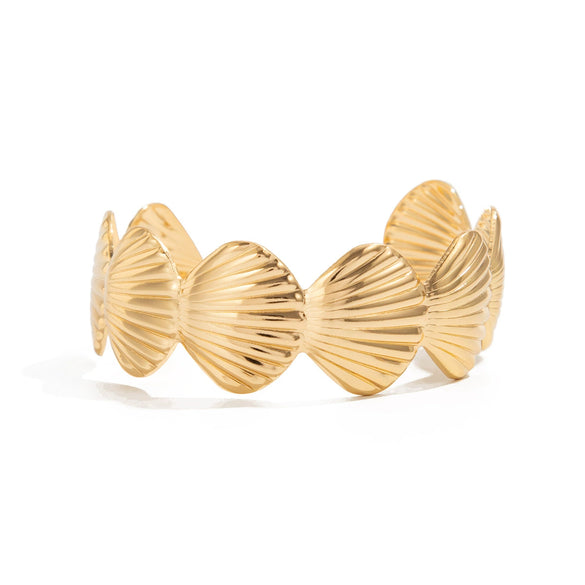 Jewelry Iron Starfish Shell Open Bracelet Electroplating