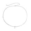 Jewelry Iron Titanium Steel Electroplating Imitation Pearl Tassel Body Chain For Women