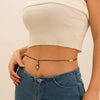 Jewelry Iron Titanium Steel Electroplating Imitation Pearl Tassel Body Chain For Women