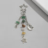 Jewelry Keychain Alloy Star Moon Turquoise Tassel Hollow Butterfly Electroplating Ornament