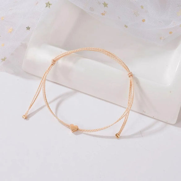 Heart Alloy Plating No Inlaid Women'S Bracelets