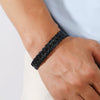 Jewelry Leather Rope Handwoven Punk Style Bracelet For Men