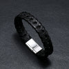Jewelry Leather Rope Handwoven Punk Style Bracelet For Men
