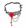 Jewelry Leg Chain Elastic Band Lace Iron Chain Flower Style