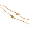 Jewelry Light Luxury Style Heart Shape Copper Plastic Gold Plated Adjustable Bracelet