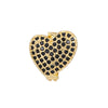 Jewelry Loveshaped Copper Adjustable Bracelet With Geometric Design And Electroplating