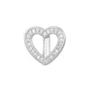Jewelry Loveshaped Copper Adjustable Bracelet With Geometric Design And Electroplating