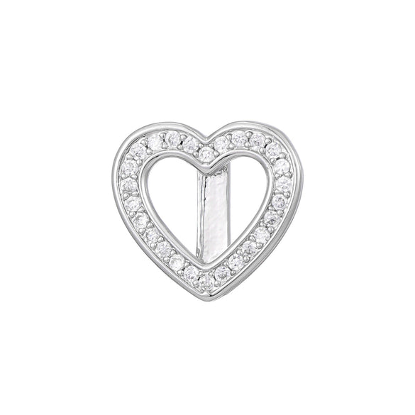 Jewelry Loveshaped Copper Adjustable Bracelet With Geometric Design And Electroplating