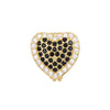 Jewelry Loveshaped Copper Adjustable Bracelet With Geometric Design And Electroplating