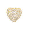 Jewelry Loveshaped Copper Adjustable Bracelet With Geometric Design And Electroplating