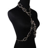 Jewelry Luxury Diamond Alloy Water Wave Chain Geometric Women's Long Necklace