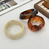 Jewelry Maillard Style Acrylic Oval Resin Splicing Handmade Exaggerated Geometric Bracelet