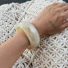 Jewelry Maillard Style Acrylic Oval Resin Splicing Handmade Exaggerated Geometric Bracelet