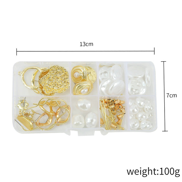 Jewelry Making Accessories Alloy Heart Handmade Electroplated For Women