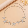 Jewelry Marine Style Starfish Waist Chain Body Chain Iron Imitation Pearl
