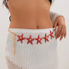 Jewelry Marine Style Starfish Waist Chain Body Chain Iron Imitation Pearl