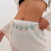 Jewelry Marine Style Starfish Waist Chain Body Chain Iron Imitation Pearl