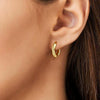 Jewelry Möbius Ring Zircon Earrings Geometric Copper 14K Gold Electroplated