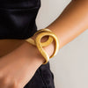 Jewelry Metal Adjustable Open Punk Geometric Electroplated Bracelet