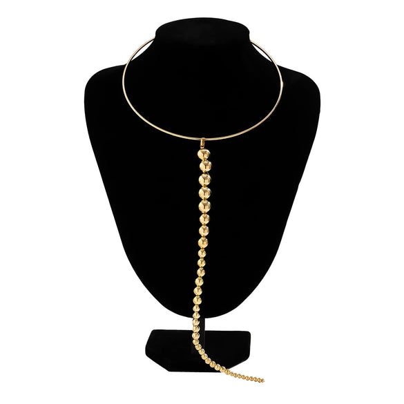 Jewelry Metal Alloy Geometric Punk Handmade Choker Pendant Necklace For Women