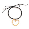 Jewelry Metal Alloy Heart Shaped Choker For Female