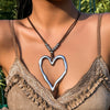 Jewelry Metal Alloy Heart Shaped Choker For Female