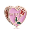 Jewelry Metal Beaded Pendant Bracelet Accessories With Totem Pattern And Electroplating Treatment