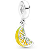 Jewelry Metal Blue Butterfly Pendant With Totem Pattern Electroplating