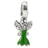 Jewelry Metal Cartoon Princess Skirt Beaded Pendant Totem Electroplated Diy Bracelet Beads Accessories